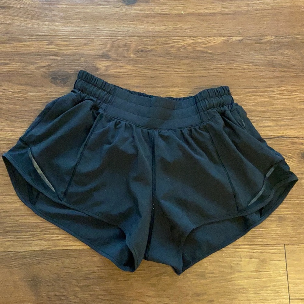 Black lululemon shorts